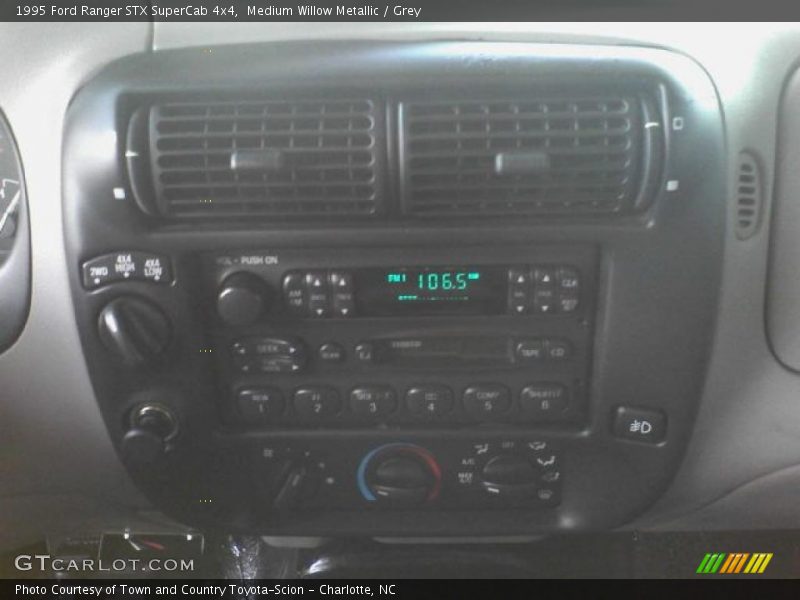 Medium Willow Metallic / Grey 1995 Ford Ranger STX SuperCab 4x4
