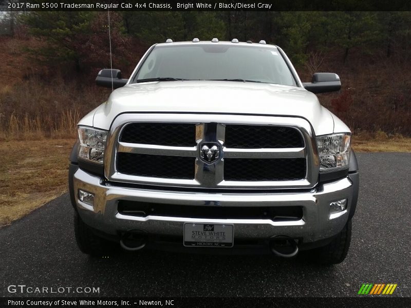 Bright White / Black/Diesel Gray 2017 Ram 5500 Tradesman Regular Cab 4x4 Chassis