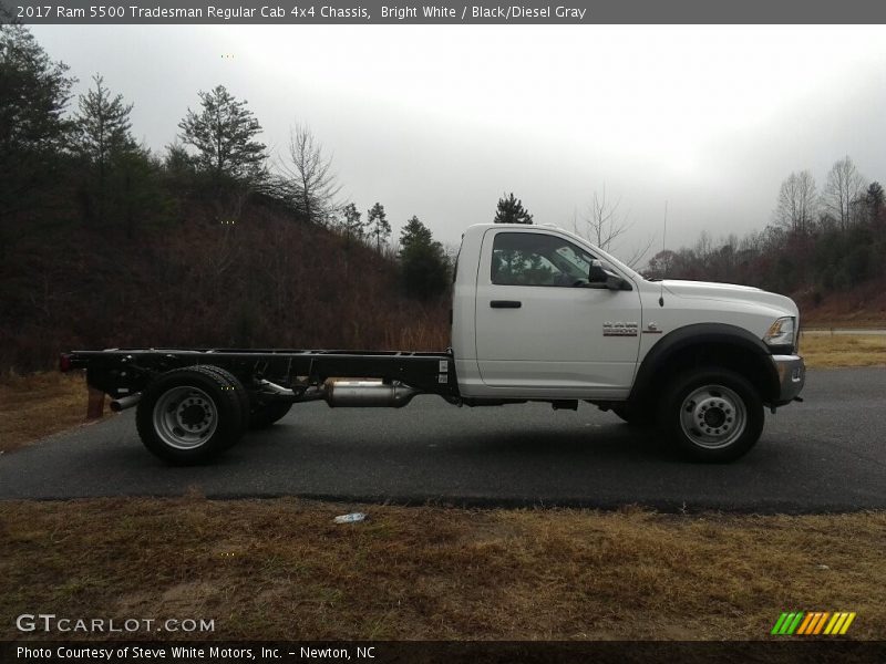 Bright White / Black/Diesel Gray 2017 Ram 5500 Tradesman Regular Cab 4x4 Chassis