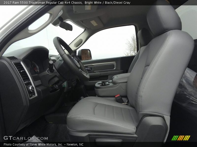 Bright White / Black/Diesel Gray 2017 Ram 5500 Tradesman Regular Cab 4x4 Chassis