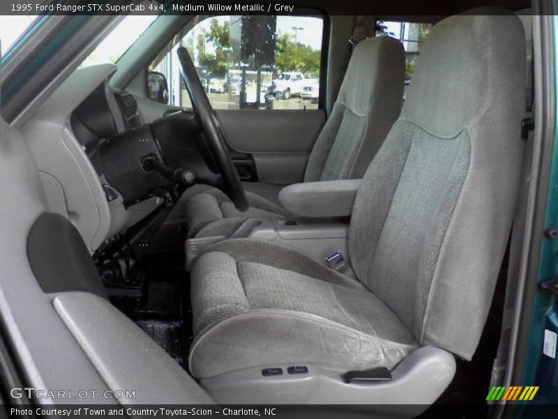 Medium Willow Metallic / Grey 1995 Ford Ranger STX SuperCab 4x4
