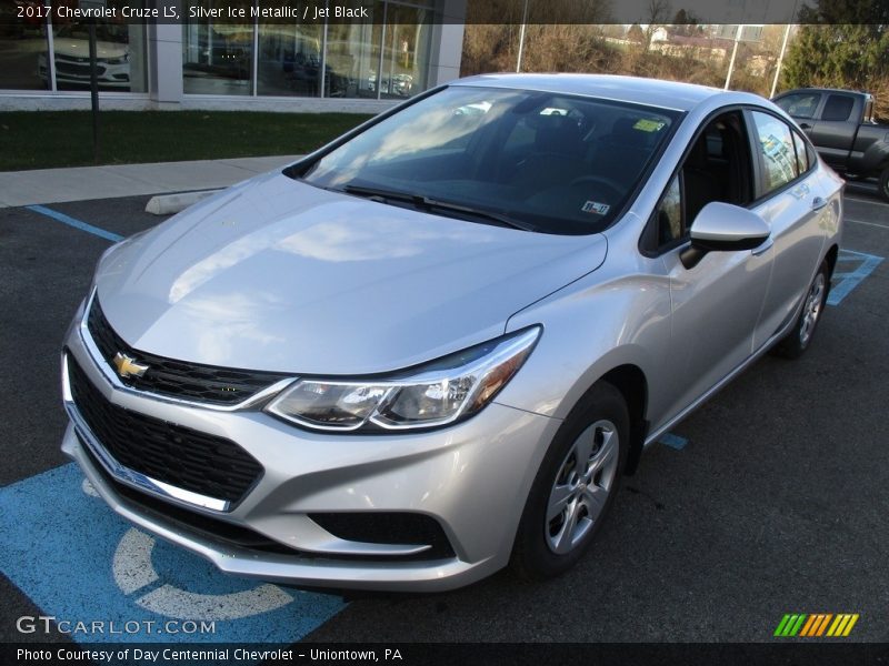 Silver Ice Metallic / Jet Black 2017 Chevrolet Cruze LS