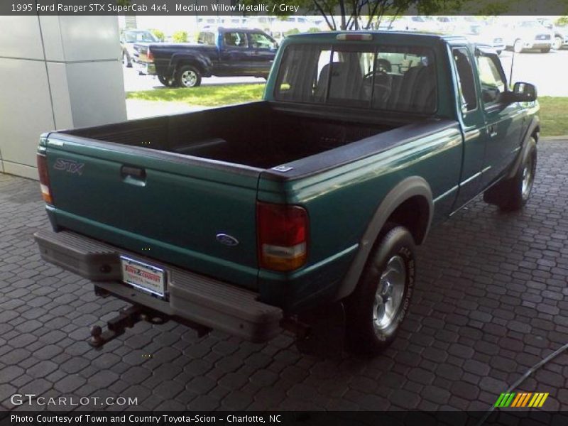 Medium Willow Metallic / Grey 1995 Ford Ranger STX SuperCab 4x4