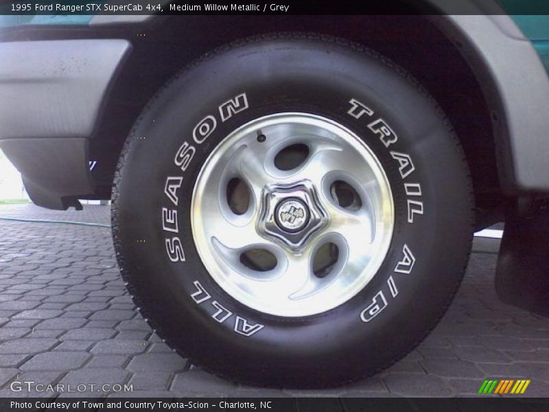 Medium Willow Metallic / Grey 1995 Ford Ranger STX SuperCab 4x4