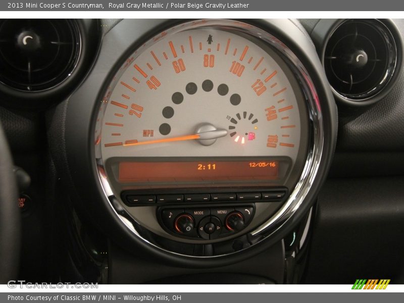 Royal Gray Metallic / Polar Beige Gravity Leather 2013 Mini Cooper S Countryman