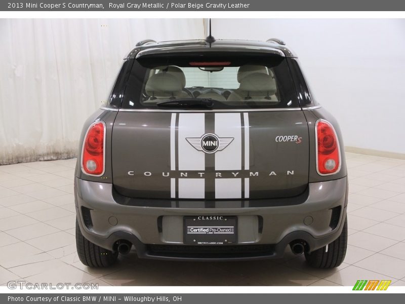 Royal Gray Metallic / Polar Beige Gravity Leather 2013 Mini Cooper S Countryman