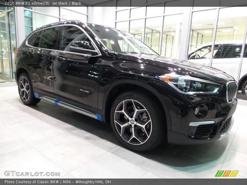 Jet Black / Black 2016 BMW X1 xDrive28i