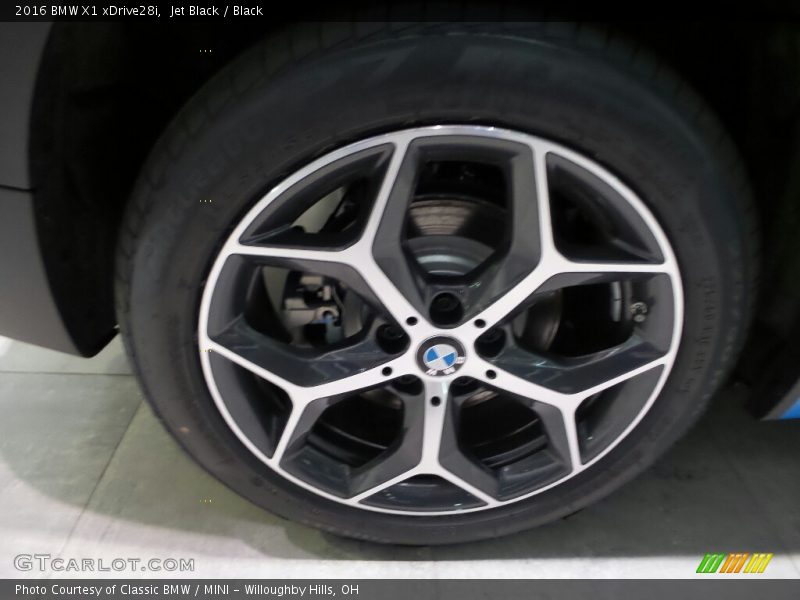 Jet Black / Black 2016 BMW X1 xDrive28i