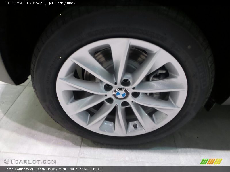 Jet Black / Black 2017 BMW X3 xDrive28i