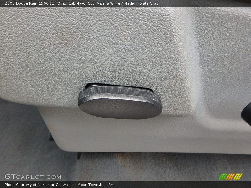 Cool Vanilla White / Medium Slate Gray 2008 Dodge Ram 1500 SLT Quad Cab 4x4