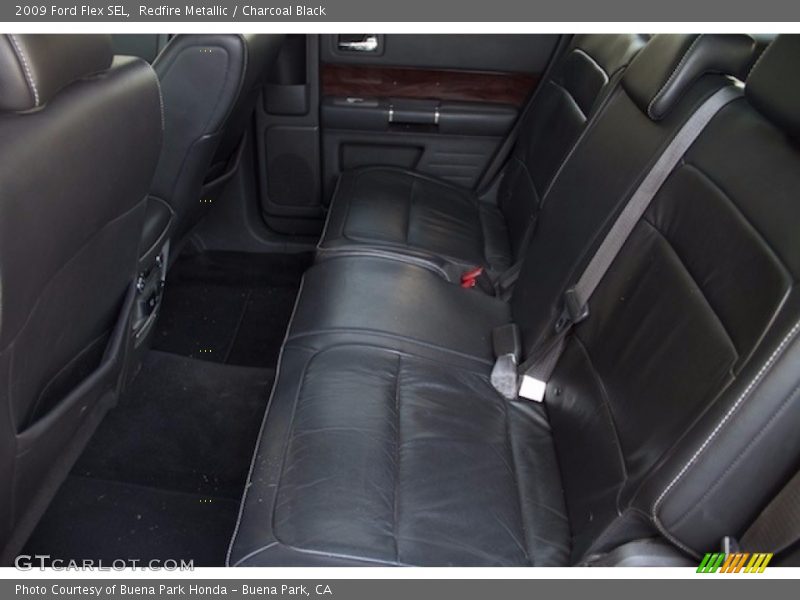 Redfire Metallic / Charcoal Black 2009 Ford Flex SEL