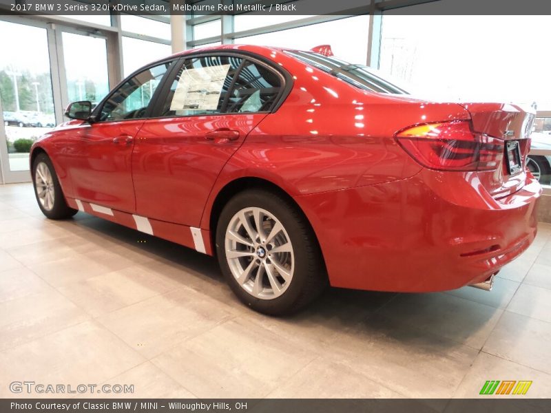 Melbourne Red Metallic / Black 2017 BMW 3 Series 320i xDrive Sedan