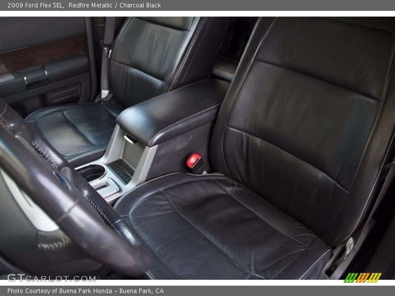 Redfire Metallic / Charcoal Black 2009 Ford Flex SEL