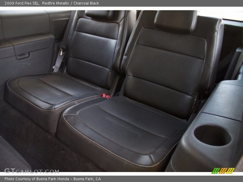 Redfire Metallic / Charcoal Black 2009 Ford Flex SEL