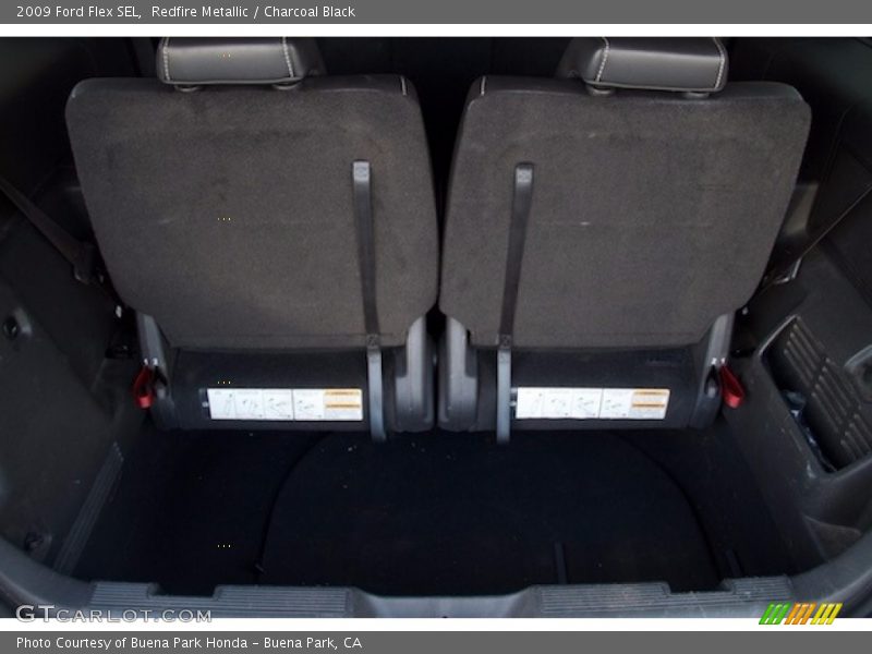 Redfire Metallic / Charcoal Black 2009 Ford Flex SEL