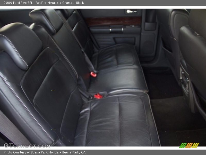 Redfire Metallic / Charcoal Black 2009 Ford Flex SEL