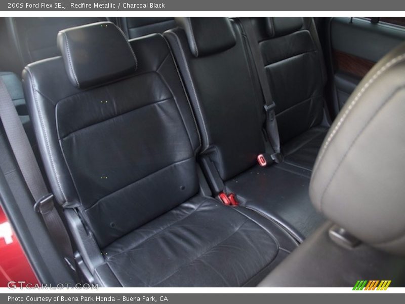 Redfire Metallic / Charcoal Black 2009 Ford Flex SEL
