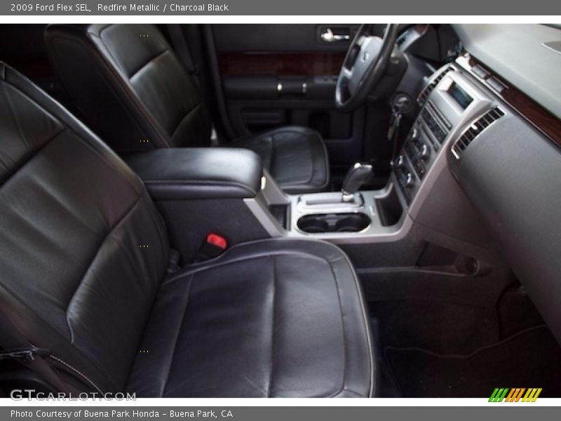 Redfire Metallic / Charcoal Black 2009 Ford Flex SEL