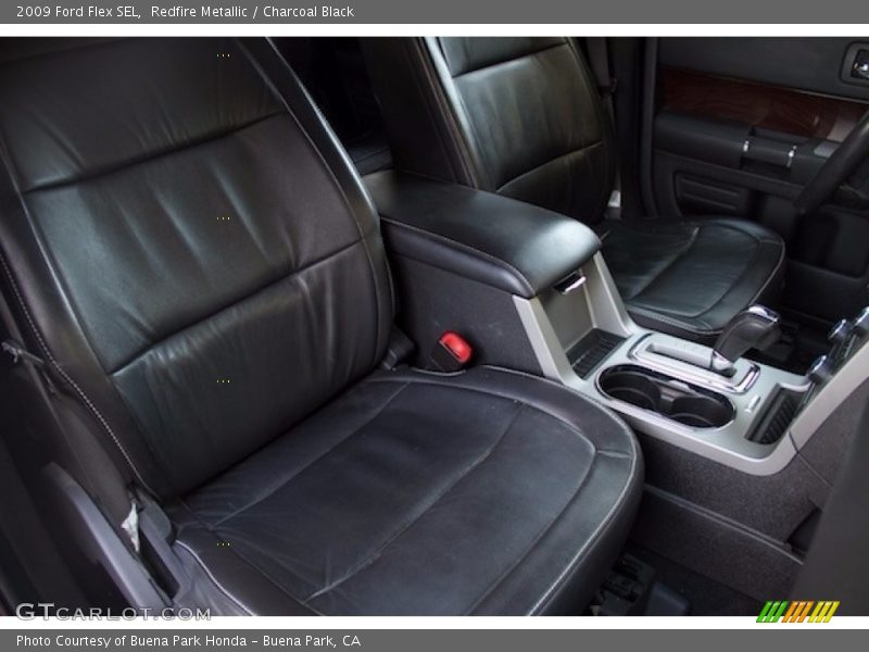 Redfire Metallic / Charcoal Black 2009 Ford Flex SEL