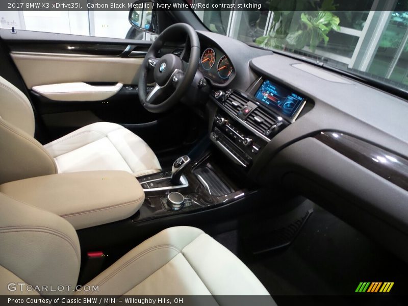 Front Seat of 2017 X3 xDrive35i