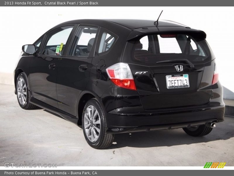 Crystal Black Pearl / Sport Black 2013 Honda Fit Sport