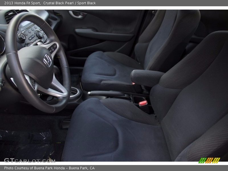 Crystal Black Pearl / Sport Black 2013 Honda Fit Sport