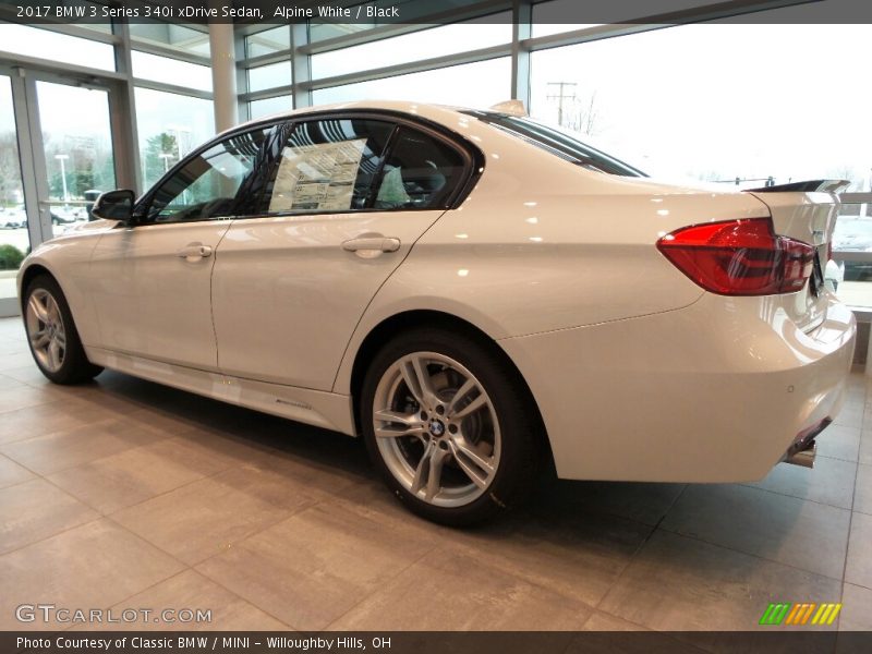 Alpine White / Black 2017 BMW 3 Series 340i xDrive Sedan