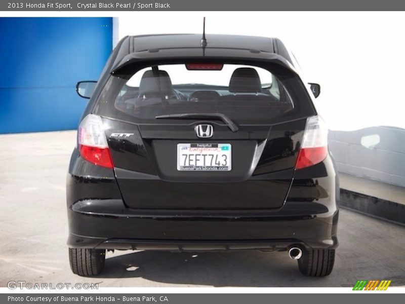 Crystal Black Pearl / Sport Black 2013 Honda Fit Sport