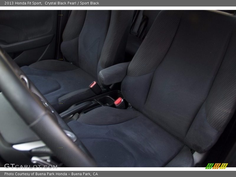 Crystal Black Pearl / Sport Black 2013 Honda Fit Sport