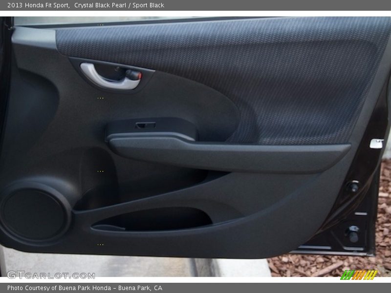 Crystal Black Pearl / Sport Black 2013 Honda Fit Sport