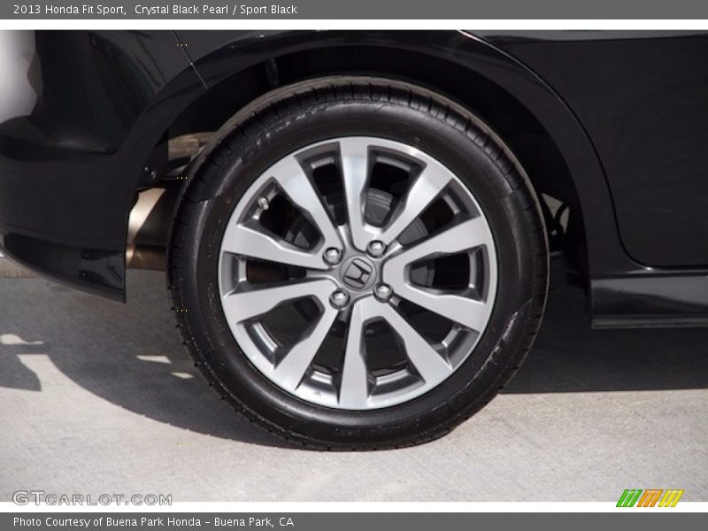 Crystal Black Pearl / Sport Black 2013 Honda Fit Sport