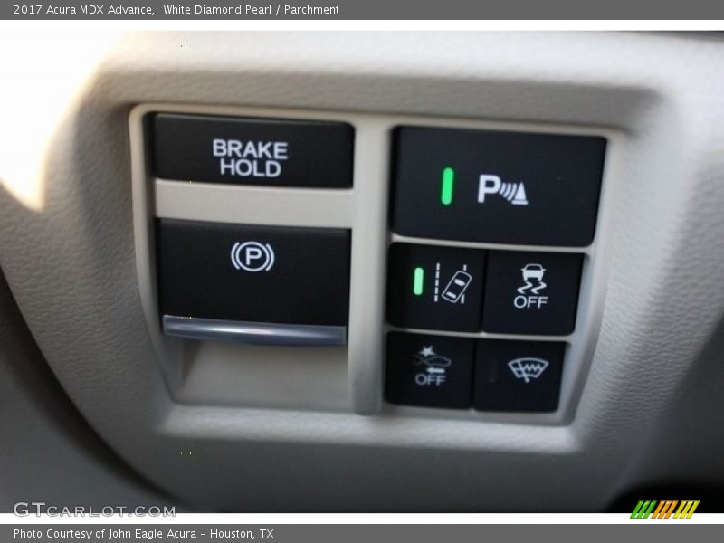 White Diamond Pearl / Parchment 2017 Acura MDX Advance