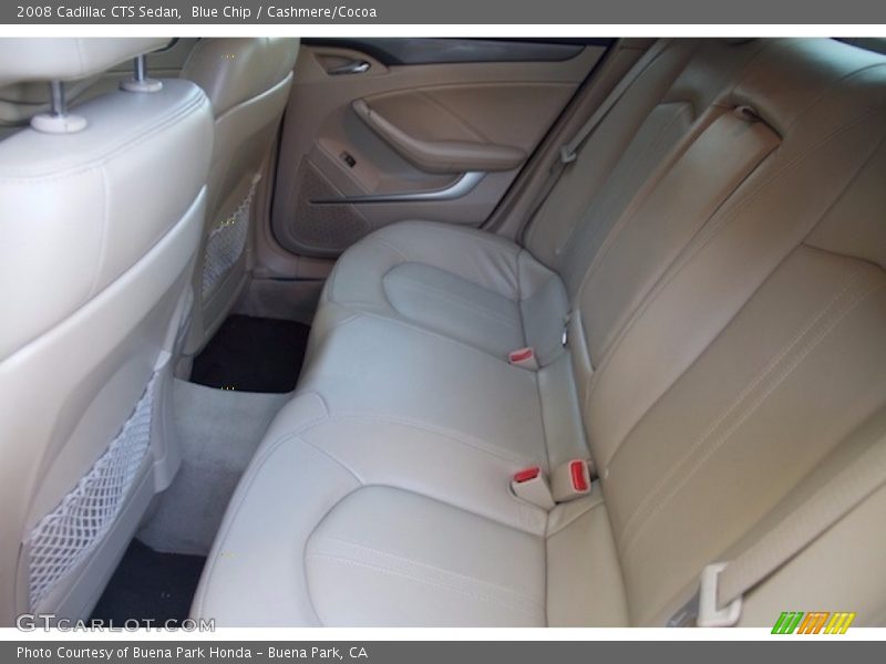 Blue Chip / Cashmere/Cocoa 2008 Cadillac CTS Sedan