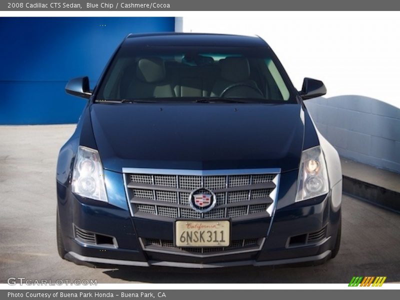 Blue Chip / Cashmere/Cocoa 2008 Cadillac CTS Sedan