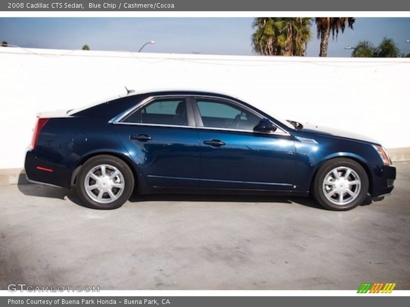 Blue Chip / Cashmere/Cocoa 2008 Cadillac CTS Sedan