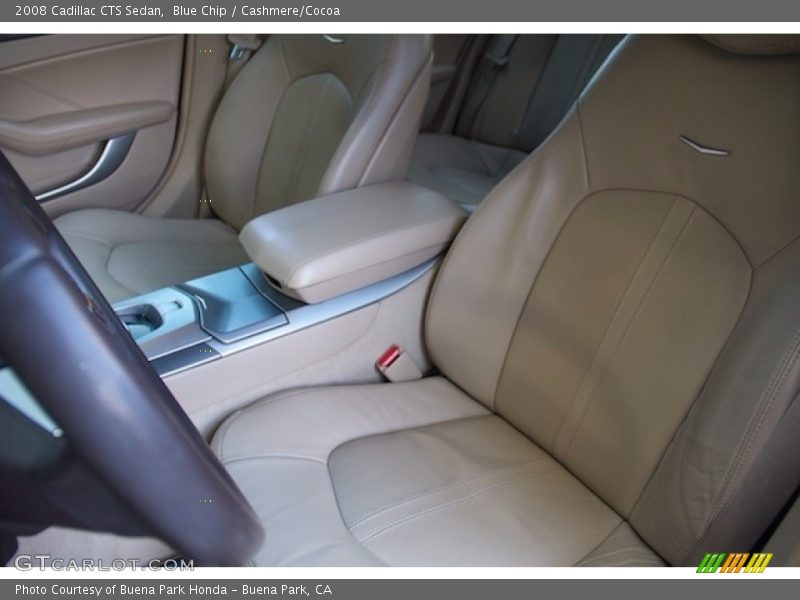 Blue Chip / Cashmere/Cocoa 2008 Cadillac CTS Sedan