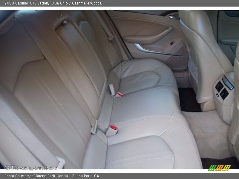 Blue Chip / Cashmere/Cocoa 2008 Cadillac CTS Sedan