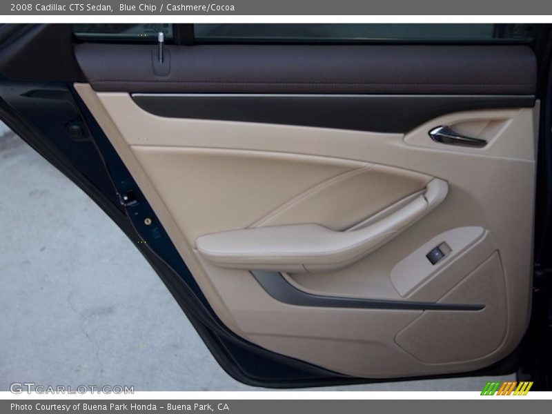 Blue Chip / Cashmere/Cocoa 2008 Cadillac CTS Sedan
