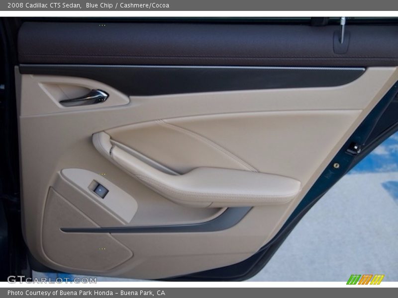 Blue Chip / Cashmere/Cocoa 2008 Cadillac CTS Sedan