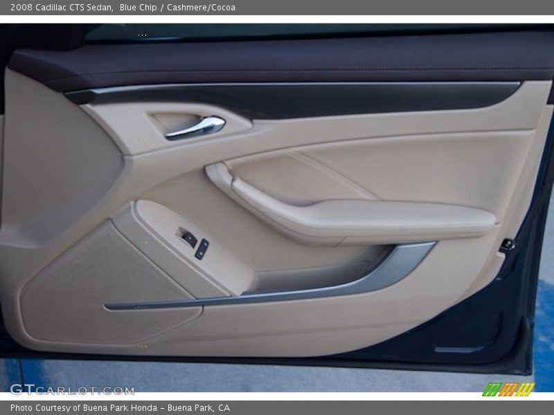 Blue Chip / Cashmere/Cocoa 2008 Cadillac CTS Sedan