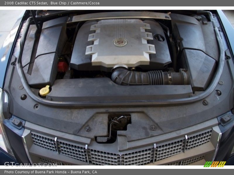 Blue Chip / Cashmere/Cocoa 2008 Cadillac CTS Sedan