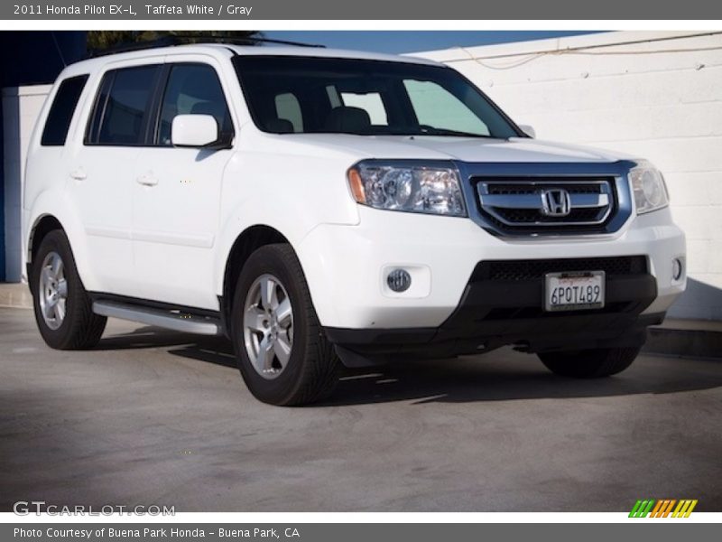 Taffeta White / Gray 2011 Honda Pilot EX-L