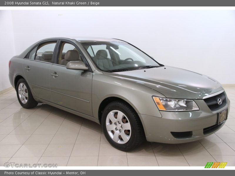 Natural Khaki Green / Beige 2008 Hyundai Sonata GLS