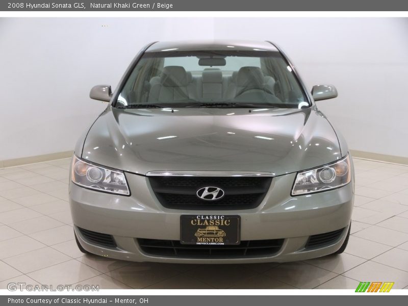 Natural Khaki Green / Beige 2008 Hyundai Sonata GLS