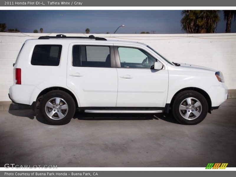 Taffeta White / Gray 2011 Honda Pilot EX-L
