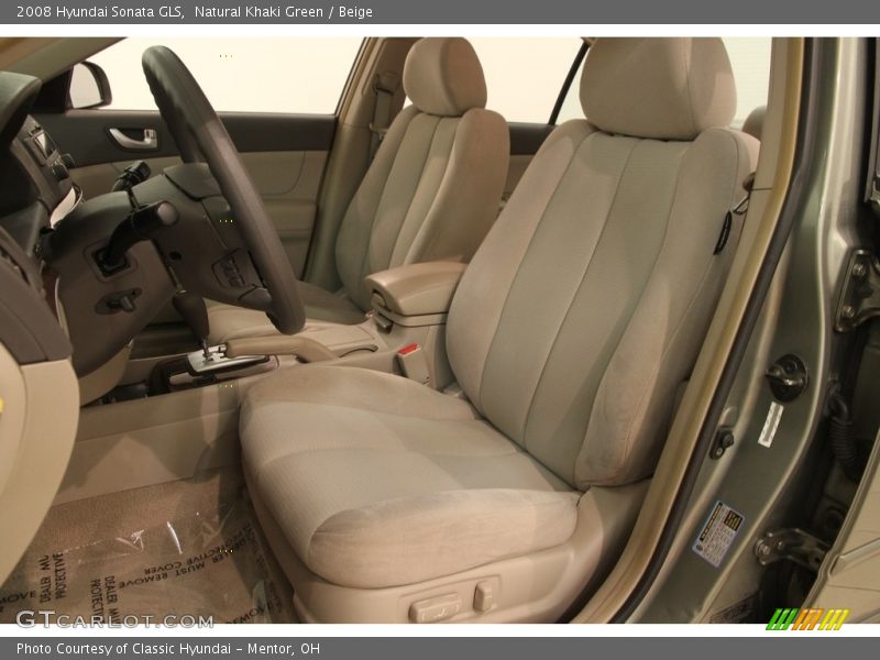 Natural Khaki Green / Beige 2008 Hyundai Sonata GLS