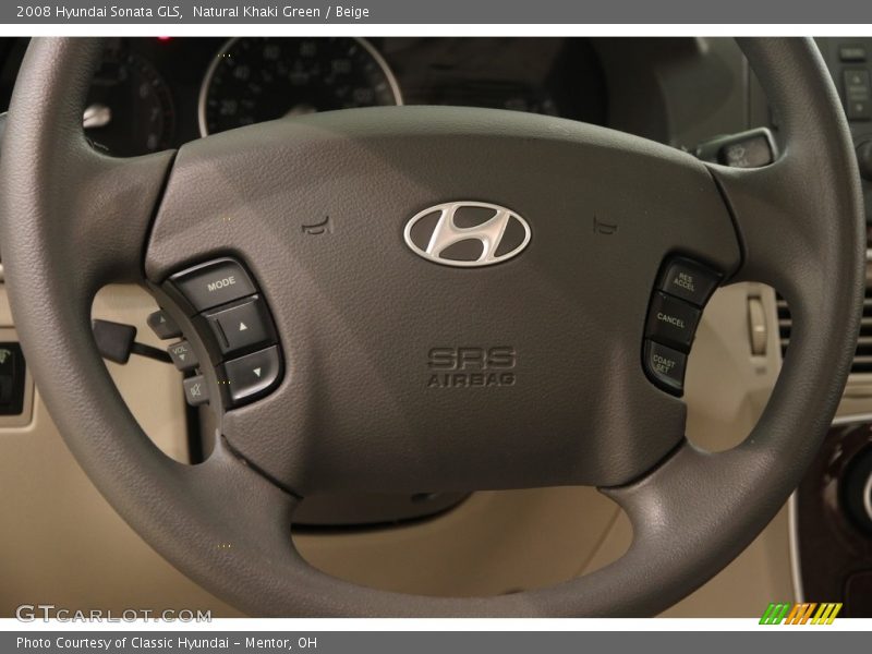 Natural Khaki Green / Beige 2008 Hyundai Sonata GLS