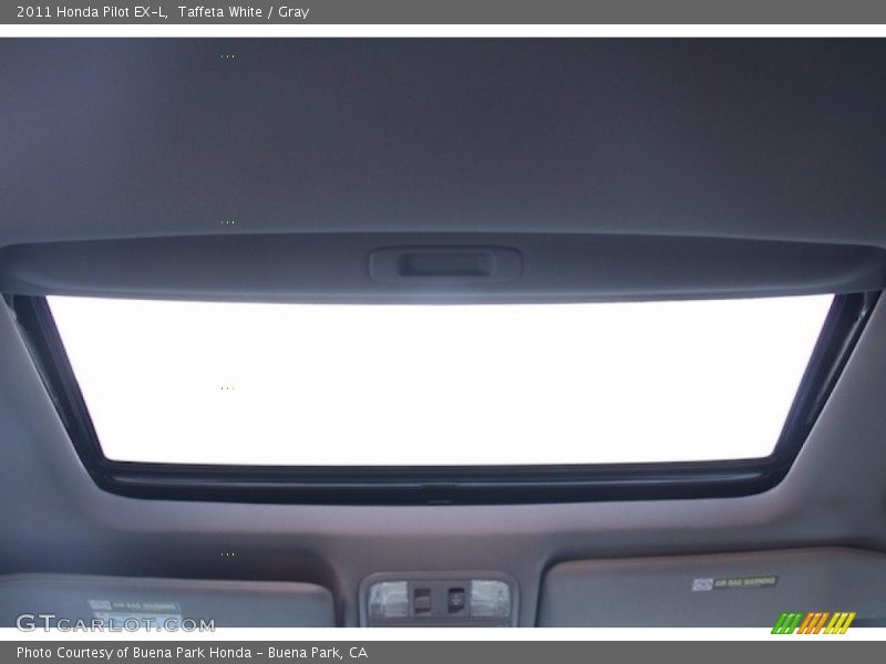 Taffeta White / Gray 2011 Honda Pilot EX-L