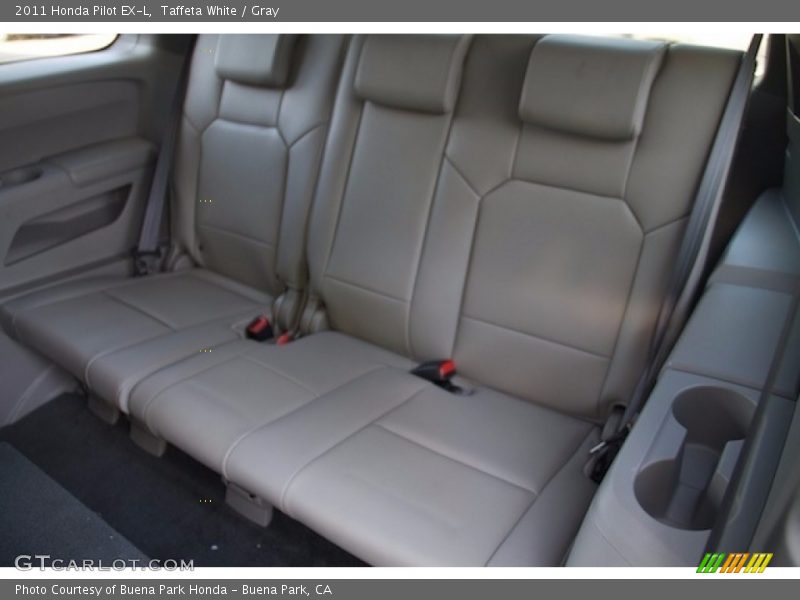 Taffeta White / Gray 2011 Honda Pilot EX-L