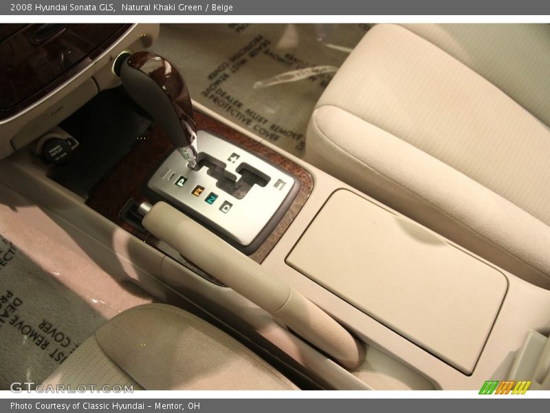 Natural Khaki Green / Beige 2008 Hyundai Sonata GLS